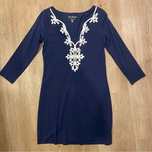Lilly Pulitzer Navy Cotton Dress